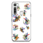 Motorola Moto G Fast Cute Fairy Cartoon Gnomes Dragons Monsters Hybrid Protective Phone Case Cover