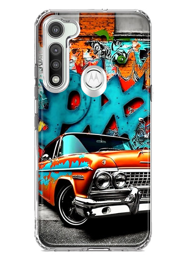 Motorola Moto G Fast Lowrider Painting Graffiti Art Hybrid Protective Phone Case Cover