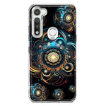 Motorola Moto G Fast Mandala Geometry Abstract Multiverse Pattern Hybrid Protective Phone Case Cover