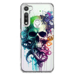 Motorola Moto G Fast Fantasy Octopus Tentacles Skull Hybrid Protective Phone Case Cover