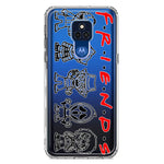Motorola Moto G Play 2021 Cute Halloween Spooky Horror Scary Characters Friends Hybrid Protective Phone Case Cover