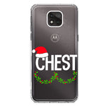 Motorola Moto G Power 2021 Christmas Funny Ornaments Couples Chest Nuts Hybrid Protective Phone Case Cover