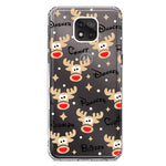 Motorola Moto G Power 2021 Red Nose Reindeer Christmas Winter Holiday Hybrid Protective Phone Case Cover