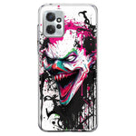 Motorola Moto G Power 2023 Evil Joker Face Painting Graffiti Hybrid Protective Phone Case Cover