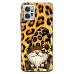 Motorola Moto G Power 2023 Gnome Sunflower Leopard Hybrid Protective Phone Case Cover