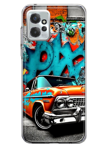 Motorola Moto G Power 2023 Lowrider Painting Graffiti Art Hybrid Protective Phone Case Cover