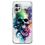 Motorola Moto G Power 2023 Fantasy Octopus Tentacles Skull Hybrid Protective Phone Case Cover