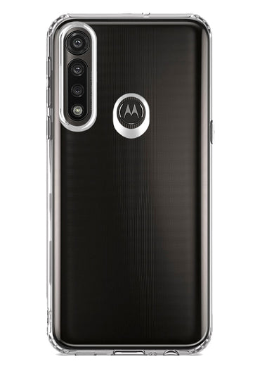 Motorola G Power 2020 Clear Shockproof Heavy Duty Double Layer Dual Hybrid Protective Phone Case Cover