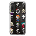 Motorola G Power 2020 Cute Classic Halloween Spooky Cartoon Characters Hybrid Protective Phone Case Cover