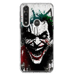 Motorola G Power 2020 Laughing Joker Painting Graffiti Hybrid Protective Phone Case Cover