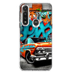 Motorola G Power 2020 Lowrider Painting Graffiti Art Hybrid Protective Phone Case Cover