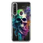 Motorola G Power 2020 Fantasy Octopus Tentacles Skull Hybrid Protective Phone Case Cover