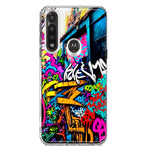 Motorola G Power 2020 Urban Graffiti Street Art Painting Hybrid Protective Phone Case Cover