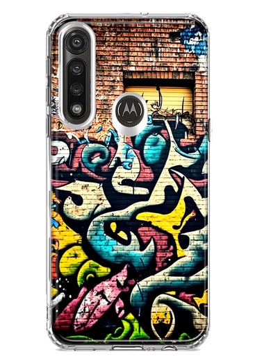 Motorola G Power 2020 Urban Graffiti Wall Art Painting Hybrid Protective Phone Case Cover