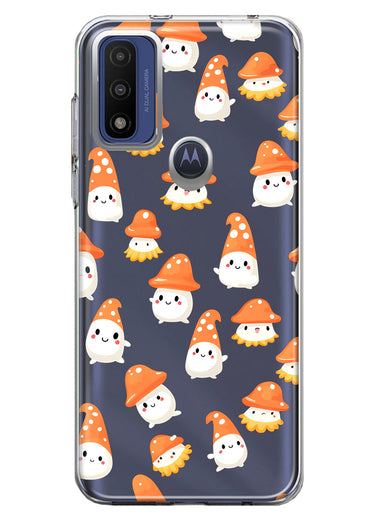 Motorola Moto G Play 2023 Cute Cartoon Mushroom Ghost Characters Hybrid Protective Phone Case Cover