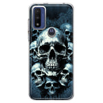Motorola Moto G Pure Graveyard Death Dream Skulls Double Layer Phone Case Cover