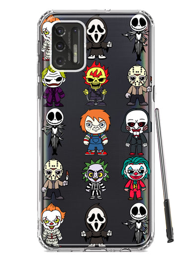 Motorola Moto G Stylus 4G 2021 Cute Classic Halloween Spooky Cartoon Characters Hybrid Protective Phone Case Cover