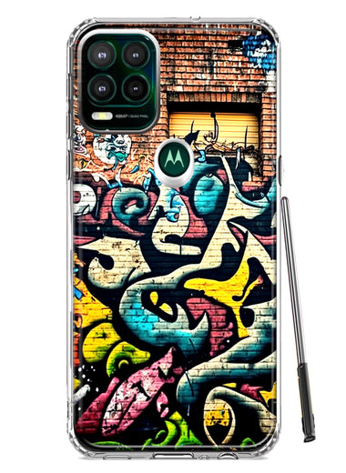 Motorola Moto G Stylus 5G 2021 Urban Graffiti Wall Art Painting Hybrid Protective Phone Case Cover