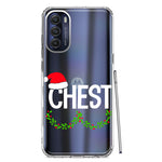 Motorola Moto G Stylus 4G 2022 Christmas Funny Ornaments Couples Chest Nuts Hybrid Protective Phone Case Cover