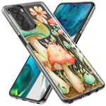 Motorola Moto G Play 2023 Fairytale Watercolor Mushrooms Pastel Spring Flowers Floral Hybrid Protective Phone Case Cover
