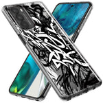Motorola Moto G Stylus 5G 2022 Black White Urban Graffiti Hybrid Protective Phone Case Cover