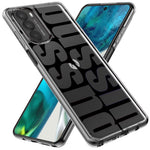 Motorola Moto G Power 2021 Black Clear Funny Text Quote Bussin Hybrid Protective Phone Case Cover