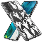 Motorola Moto G Fast Cute Halloween Spooky Floating Ghosts Horror Scary Hybrid Protective Phone Case Cover