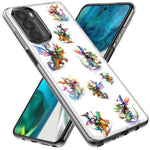 Motorola Moto G Stylus 5G 2021 Cute Fairy Cartoon Gnomes Dragons Monsters Hybrid Protective Phone Case Cover