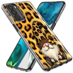 Motorola Moto G Stylus 4G 2021 Gnome Sunflower Leopard Hybrid Protective Phone Case Cover