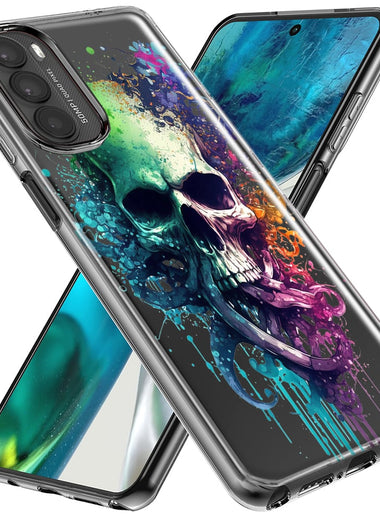 Motorola Moto G Stylus 5G 2023 Fantasy Octopus Tentacles Skull Hybrid Protective Phone Case Cover