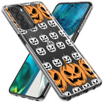 Motorola G Power 2020 Halloween Spooky Horror Scary Jack O Lantern Pumpkins Hybrid Protective Phone Case Cover