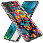 Motorola Moto One 5G Psychedelic Trippy Death Skull Pop Art Hybrid Protective Phone Case Cover