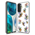 Motorola Moto G Stylus 5G 2021 Cute Fairy Cartoon Gnomes Dragons Monsters Hybrid Protective Phone Case Cover