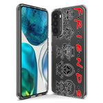 Motorola Moto G Fast Cute Halloween Spooky Horror Scary Characters Friends Hybrid Protective Phone Case Cover