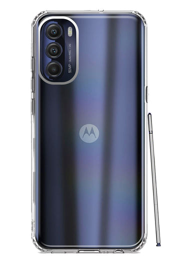 Motorola Moto G Stylus 5G 2022 Clear Shockproof Heavy Duty Double Layer Dual Hybrid Protective Phone Case Cover