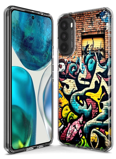 Motorola Moto G Play 2023 Urban Graffiti Wall Art Painting Hybrid Protective Phone Case Cover