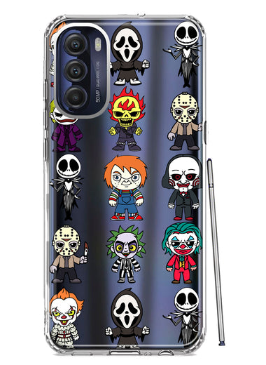 Motorola Moto G Stylus 4G 2022 Cute Classic Halloween Spooky Cartoon Characters Hybrid Protective Phone Case Cover