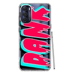 Motorola Moto G Stylus 5G 2022 Teal Pink Clear Funny Text Quote Dank Hybrid Protective Phone Case Cover