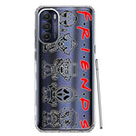 Motorola Moto G Stylus 4G 2022 Cute Halloween Spooky Horror Scary Characters Friends Hybrid Protective Phone Case Cover