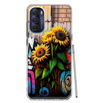 Motorola Moto G Stylus 5G 2022 Sunflowers Graffiti Painting Art Hybrid Protective Phone Case Cover