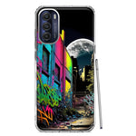Motorola Moto G Stylus 5G 2022 Urban City Full Moon Graffiti Painting Art Hybrid Protective Phone Case Cover
