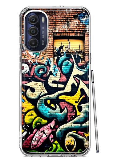 Motorola Moto G Stylus 4G 2022 Urban Graffiti Wall Art Painting Hybrid Protective Phone Case Cover