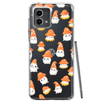 Motorola Moto G 5G 2023 Cute Cartoon Mushroom Ghost Characters Hybrid Protective Phone Case Cover