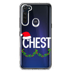 Motorola Moto G Stylus 2020 Christmas Funny Ornaments Couples Chest Nuts Hybrid Protective Phone Case Cover