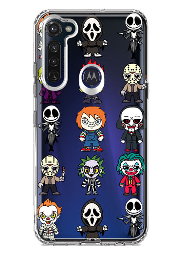 Motorola Moto G Stylus 2020 Cute Classic Halloween Spooky Cartoon Characters Hybrid Protective Phone Case Cover