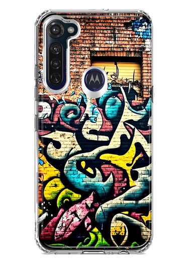 Motorola Moto G Stylus 2020 Urban Graffiti Wall Art Painting Hybrid Protective Phone Case Cover