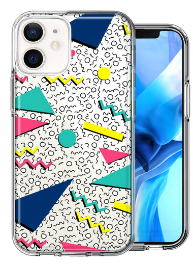 Apple iPhone 11 90's Swag Shapes Design Double Layer Phone Case Cover