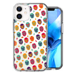 Apple iPhone 12 Mini Lucha Libre Masks Design Double Layer Phone Case Cover