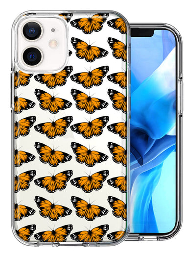Apple iPhone 11 Monarch Butterflies Design Double Layer Phone Case Cover