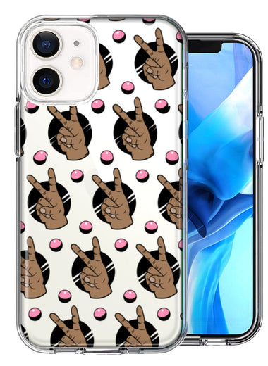 Apple iPhone 11 Peace for All Design Double Layer Phone Case Cover